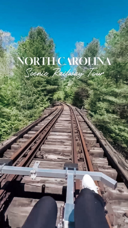 ⛰️😍 If you love adventure and want to see some breathtaking views, then you have to check out @andrewsvalleyrailtours located in Andrews, North Carolina!!! 

This is North Carolina’s first ever rail bike tour and it is soooo awesome !!! 🙌🙌 This is a guided tour that goes through, The Great Smokey Mountains and it lasts around two hours. The bikes are pedal motor assisted similar to e-bikes. They also have caboose cars if you don’t want to bike! 

On your journey, you’ll experience crystal clear streams and cross historic open deck railroad bridges. You’ll also see beautiful mountain ranges, forestry, and abundant wildlife. 

Then you’ll take a trip up to the river valley tunnel, which is so cool and was my favorite part of the trip!! 🙌🙌🙌

This is such an awesome experience and you’re definitely gonna want to check this place out soon. Add it to your summer bucket list and follow me @raleighwanderlust ✨ for more adventures!! 

@raleighwanderlust 

📍345 Locust Street
Andrews, NC

#northcarolina #nc #andrewsnc #andrewsvalleyrailtours #railtour scenicrailway greatsmokymountains visitnc travel scenic
