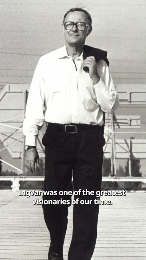 A hundred years ago Ingvar Kamprad was born. One man. One simple idea: create more with less. And we carry it forward. Get to know Ingvar Kampard via link in bio! 💛💙

#Ingvar100 #IKEA #IKEAmuseum