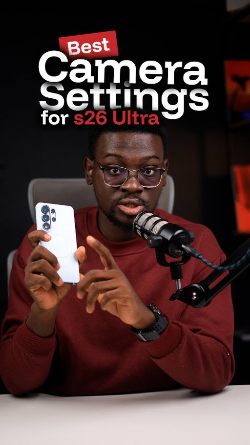 Here are 4 of the best Camera Settings you can do on/for  your @samsungghana s26 ultra