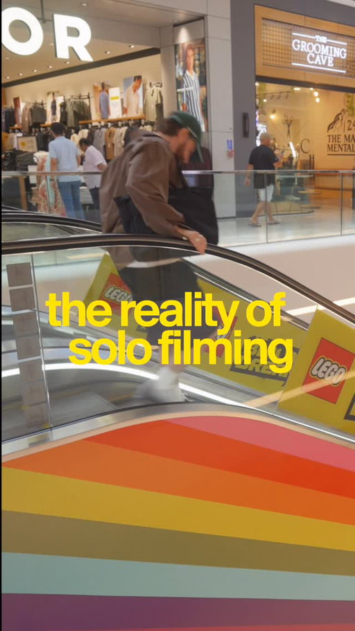 The reality of solo filming as a content creator 🫠