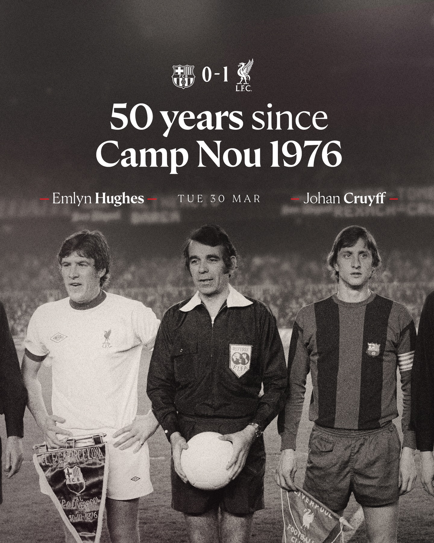 The first English side to win at Camp Nou 5️⃣0️⃣ years on 📸✨