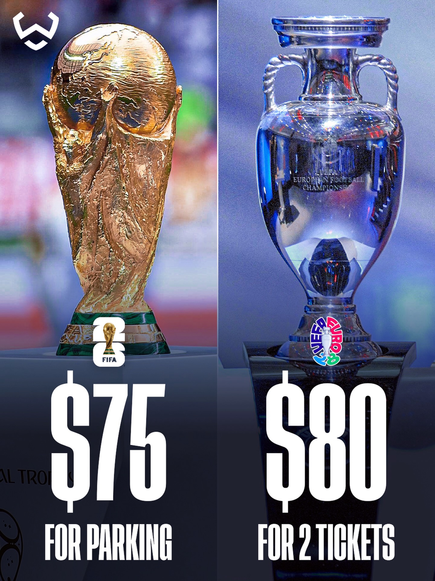 Tickets for the UEFA Euro 2028 could be priced under $40 😳🎟️

That’s basically almost two match tickets for the price of a single parking spot at this summer’s World Cup… where parking alone starts around $75 💰🤯

(Via Martyn Ziegler )