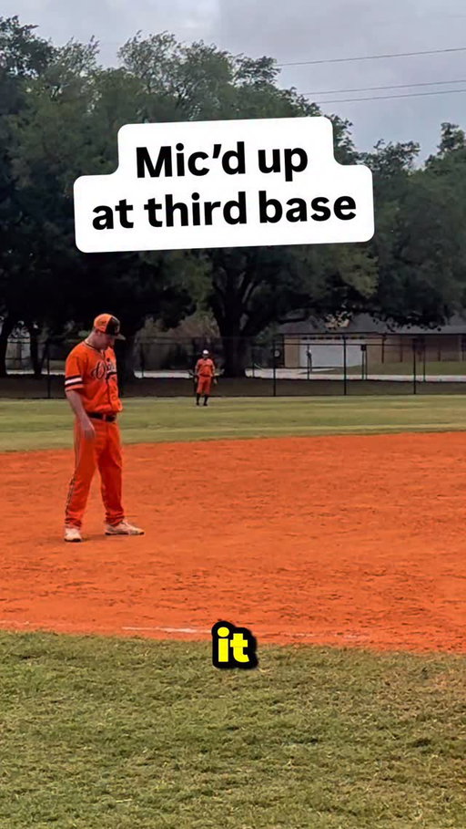 Mic’d up during the game is fun. 😀 
.
.
.
.
#baseball #micdup #baseballvideos #mensleague #baseballfun