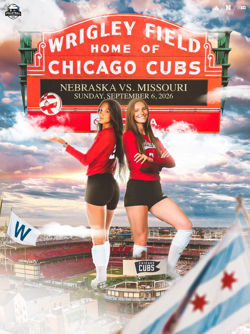 Hey Chicago, what do you say?! 🏙️

Your Huskers will head to Wrigleyville for the 2026 Big Ten/SEC Challenge to take on the Missouri Tigers at iconic Wrigley Field! 🤩