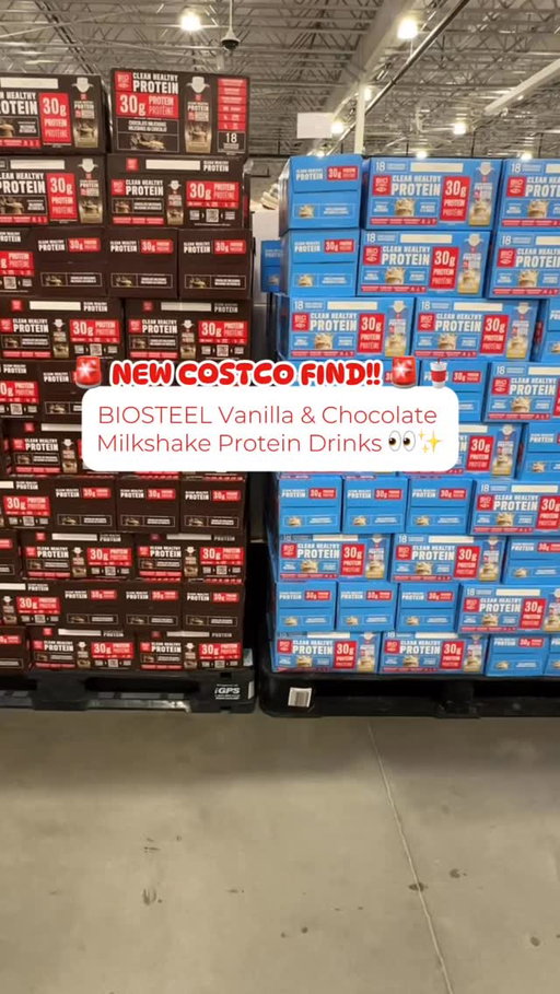 🚨 NEW COSTCO FIND!! 🚨🥤🇨🇦
‌
Spotted at Costco Canada — @biosteelsports Vanilla & Chocolate Milkshake Protein Drinks 👀✨
‌
If you’ve been looking for a CLEAN protein drink that actually tastes GOOD… this is it 🤯👇
‌
💪 30g protein per bottle
🚫 Zero sugar
🔥 Only ~130 calories
🥛 Lactose-free & gluten-free
✨ No artificial flavours or colours
‌
🤎 Tastes like a chocolate milkshake without the guilt — and honestly… they’re not wrong 👀
‌
Perfect for post-workout, busy mornings, or when you need a quick protein boost on the go 🏃‍♀️🥤
‌
🛒 Available now at Costco Canada warehouses (while supplies last!)
‌
#Costco #CostcoCanada #CostcoFinds