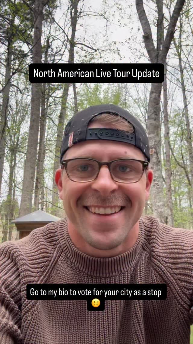 Can’t believe I was making TikTok’s in my car 3 years ago and now we’re here. If you want your city to be a stop on my North American tour, go to the link in my bio and vote for your city as a stop. Love you all.