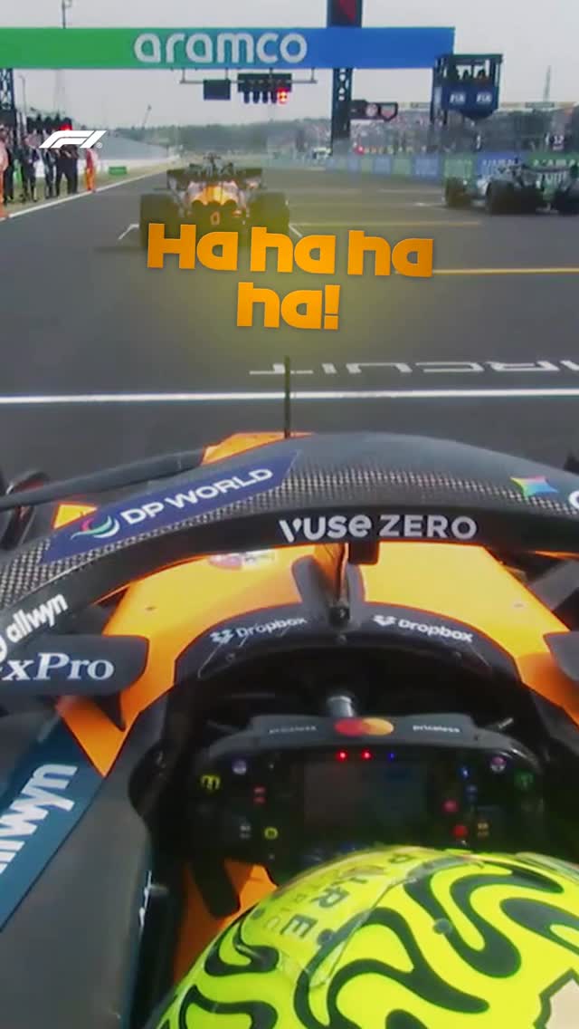 What had Lando laughing on the pre-race grid? 😅

#F1 #Formula1 #JapaneseGP @lando @mclarenf1