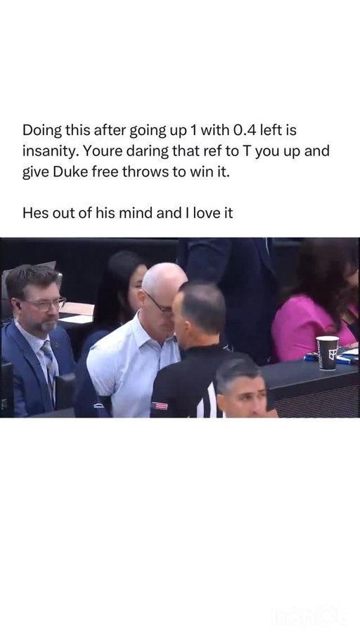 Dan Hurley isn’t just coaching basketball—he’s conducting controlled chaos from the sideline. Every possession feels personal to him, every defensive rotation matters, and every missed assignment gets a reaction like it’s Game 7. The intensity he brings isn’t for show either—it’s the engine behind everything UConn Huskies does. You can see it in how his teams play: relentless, disciplined, and absolutely refusing to back down.

What makes Hurley different is that his passion isn’t just noise—it translates. Players buy in because they know it’s real. He demands perfection but gives everything right back, building a culture where toughness and accountability aren’t optional. It’s why UConn doesn’t just win—they overwhelm. When things get tight, they don’t fold…they turn it up, just like their coach pacing the sideline like a man possessed.

Some coaches stay calm. Hurley looks like he might explode at any second—and somehow that’s exactly what makes him elite. That fire pushes his players past their limits and turns big moments into statements. Love it or hate it, you can’t ignore it. Because when Dan Hurley’s locked in, it feels like nobody in the building wants it more than him—and that edge is what separates great teams from championship ones.

Follow US (@jukedly) for more football videos! 🏈