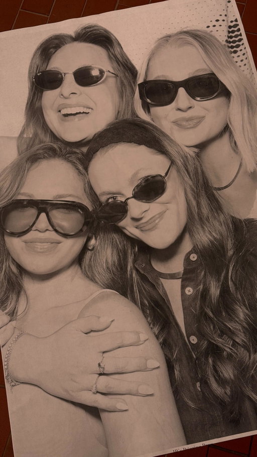 The coolest “photobooth” experience which was actually a giant printing press that turned us into a 4 foot poster 🫡