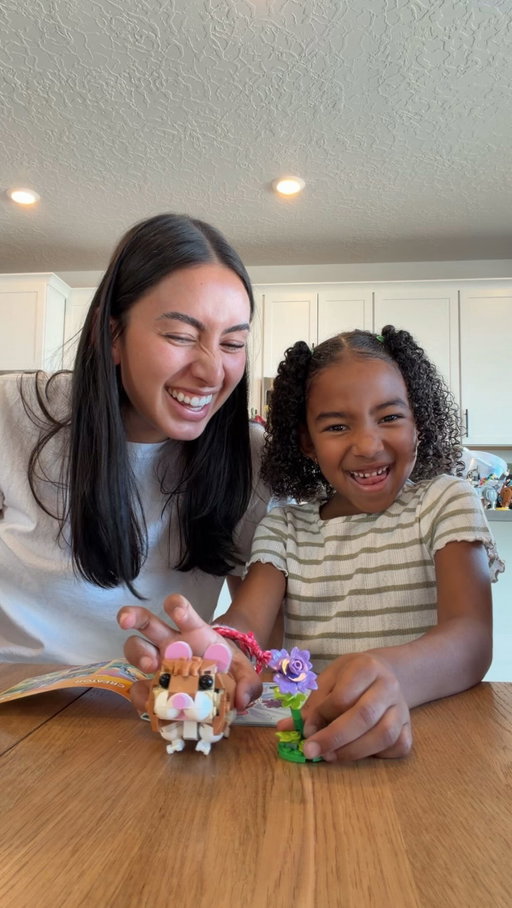 There are officially more rodents in my house than humans 🐹 We love connecting over a @lego set! Today made for the perfect afternoon adding another friend to her animal collection. #ad #LEGOPartner #SheBuiltThat