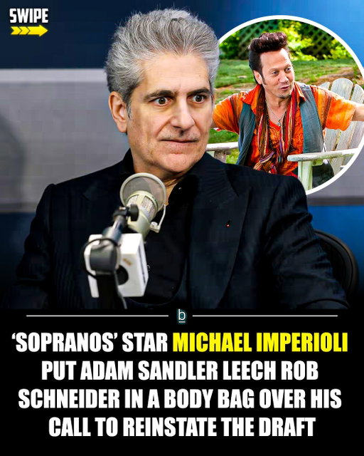 Rob Schneider, who has never served in the military and is now too old to do so, took to social media on Friday to call for the United States to “restore the military draft for our nation’s young people” amid the ongoing war with Iran that was started by President Trump and Israel. 🤔

🗣️ - “We must once again recommit ourselves to one Nation under God, indivisible. Therefore, we must restore the military draft for our Nation’s young people,” Schneider said. “Each and every American, at eighteen years of age, must serve two years of military service.”

While Schneider’s take was swiftly and widely lambasted on social media, perhaps the most cutting response came from Michael Imperioli, who suggested Iran would surrender if they had to listen to Schneider’s “comedy.” 😂

🗣️ - “I’ve got a better idea. Let’s just send Rob to Iran to perform his comedy. They will surrender immediately and unconditionally,” the fame Christopher Moltisanti actor shared on Instagram.

Imperioli’s shot at Schneider is reminiscent of when the late, great Norm Macdonald absolutely cooked him while appearing on Conan.

The conflict between the U.S. and Iran began at the end of February, with military strikes coordinated by the Trump administration and Israel targeting Iranian military infrastructure, nuclear facilities, and leadership. 

Despite recent suggestions, however, the Trump administration says they have no plans to reinstate a military draft at this time. ❌

Given the admin’s penchant for deception, though, the anxiety about the return of the draft continues to permeate.

Follow 👉 @brobible for all things “dude” 😎 

#guys #dudes #men #bros