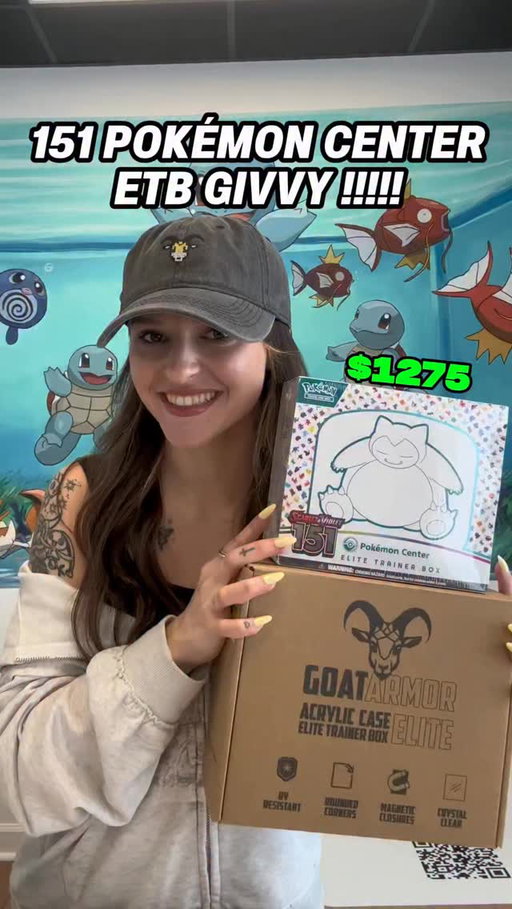 151 Pokémon Center ETB GIVVY! @goat_armor #pokemoncards
