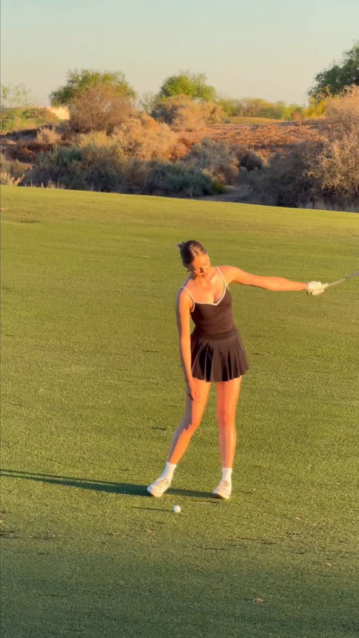 golfing alll my worries away ✨