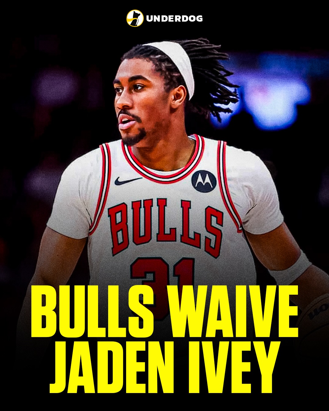 Bulls Waive former Pistons and Purdue guard Jaden Ivey.