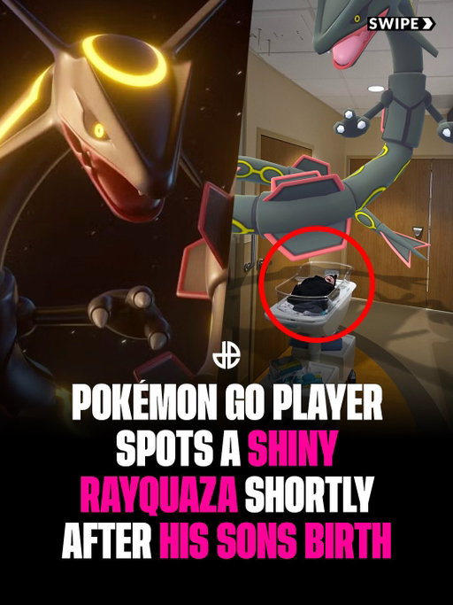 A Shiny Rayquaza showed up after his son was born. The ruler of skies gave his blessing 🐉

🎥 U / ImSeanJohn