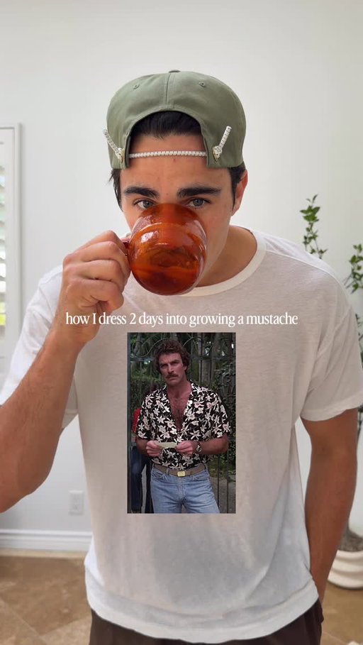 If you leave your mustache for a couple days, you got to start trying to dress like Magnum PI. 
.
.
.
#mensfashion #tomselleck #magnumpi #hawaiinshirt #cowboyboots