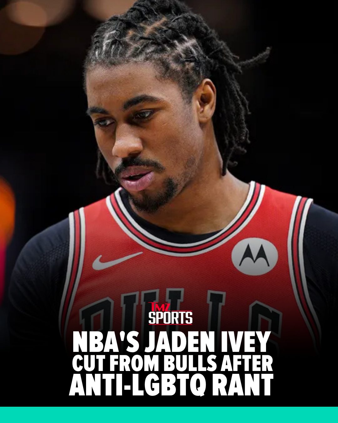 🏀❌ The Chicago Bulls are done with Jaden Ivey after the NBA player made anti-LGBTQ comments and criticized Pride Night promotions in videos making rounds on social media. 

The full story at the link in bio.