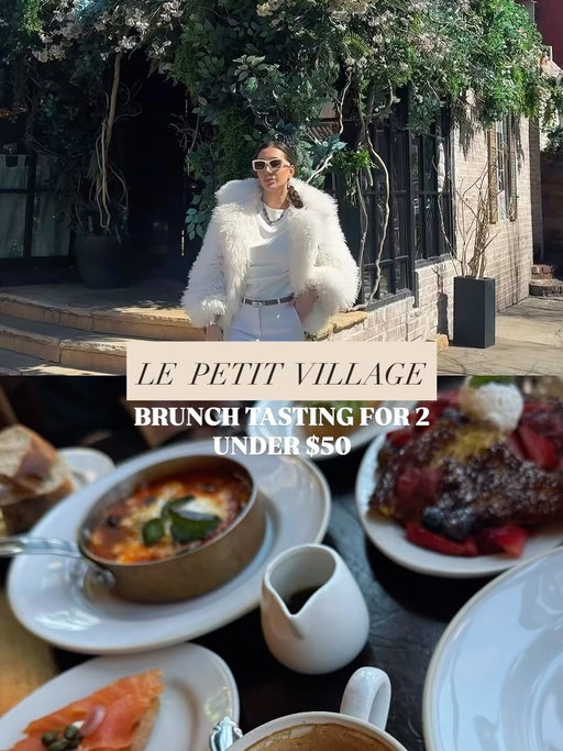 Cutest weekend brunch spot @lepetitvillage.nyc 🇫🇷 
Taking my mom to all NYC gems!

#westvillagebrunch #nycfrencstyle @invyted.us @invyted.app