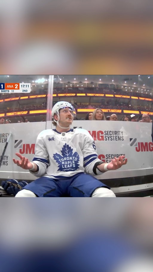 Michael Pezzetta's night is done after getting at it with a referee

🎥: Sportsnet | #LeafsForever