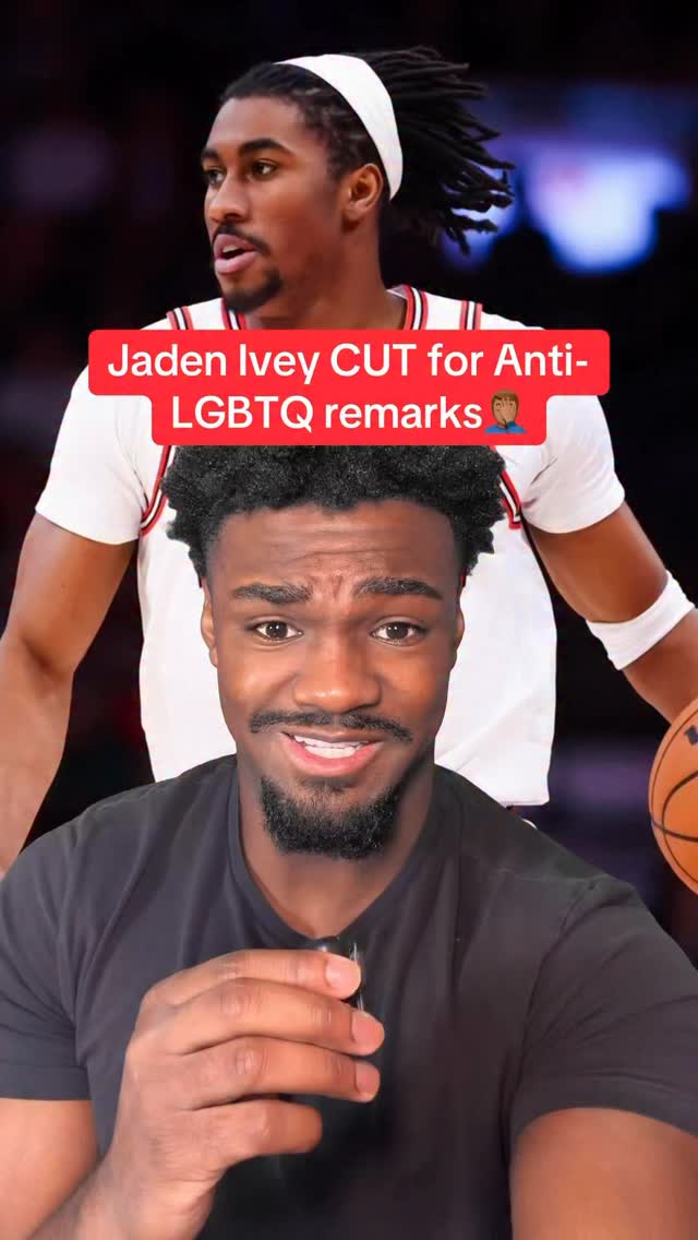Jaden Ivey CUT for Anti-LGBTQ remarks🤦🏽‍♂️

 #nba #basketball #chicagobulls #jadenivey #lgbt
