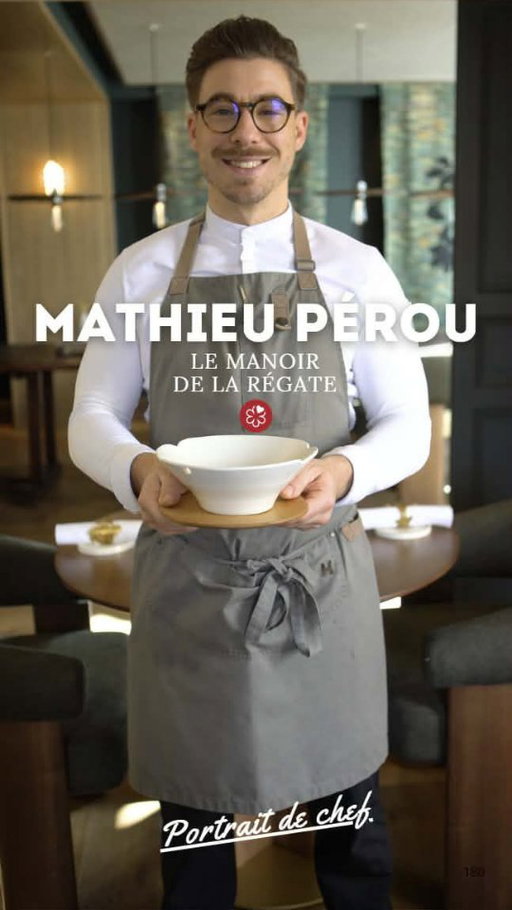 [Concours clôt] 

Les grands chefs nous ouvrent leurs portes pour notre plus grand bonheur 🌟

On a décidé d'aller à la rencontre des grands chefs de notre département, les chefs qui mettent en lumière notre patrimoine culturel et culinaire. 🙏 

Et aujourd'hui on va à la rencontre du chef étoilé Mathieu Pérou, du Manoir de la Régate.

Mathieu a toujours été dedans dès son enfance grâce à sa famille au point de ne jamais se poser la question quant à ce qu'il ferait plus tard.

Mathieu nous présente une assiette qui ouvre l'histoire : une mousseline de carpe au shiso vert.

Voici son portrait.

Collaboration commerciale.

📍Le Manoir de la Régate
155 route de Gachet
44300 NANTES

🎉 JEU CONCOURS 🎉

Tente de gagner deux menus Chanterie d'une valeur de 190 euros.

Pour participer:

- Être abonné au compte @lesrecettesnantaises
- Être abonné au compte @lemanoirdelaregate et @mathieuperou
- Avoir taggué la personne de son choix en commentaire.

🌟 Bonus: Multiplie tes chances en repartageant la vidéo en story.

Fin du concours le 20.04.2026

 🎥 Pascal Chassoux Filmmaker

#restaurantnantes #etoilemichelin #gastronomie #ChefÉtoilé #restaurantgastronomique