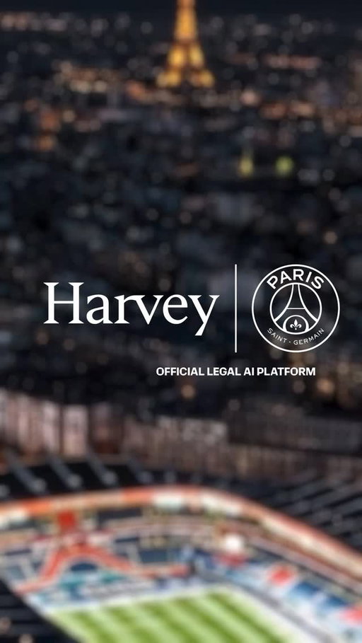 Ici c’est Paris 🔴🔵
 
Paris Saint-Germain and Harvey, the leading AI platform for legal and professional services, today announced a multi-year partnership naming Harvey the Club’s Official Legal AI Partner.