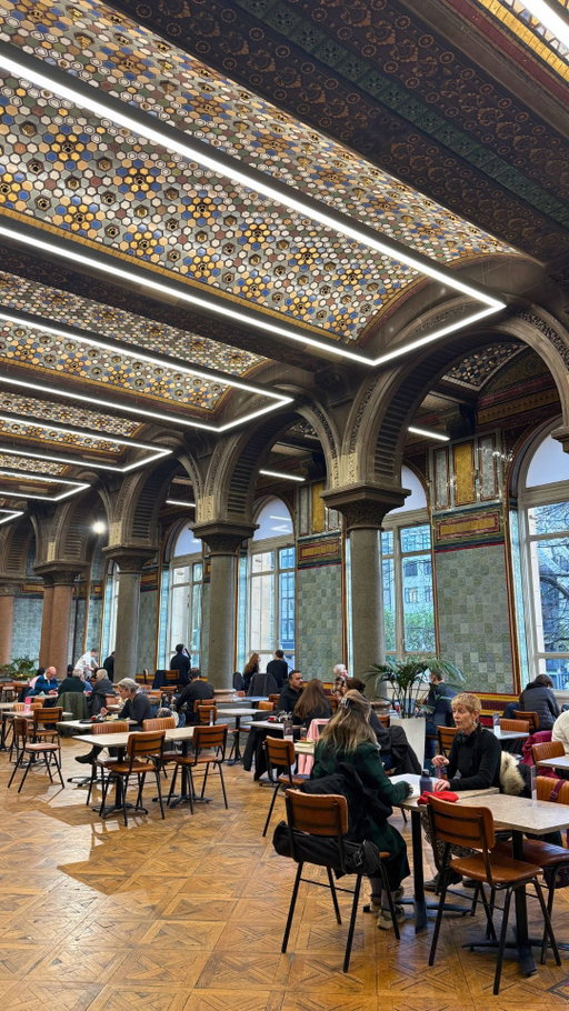 IS THIS THE PRETTIEST CAFE IN LEEDS?

Hidden inside @leedsartgallery, you’ll find the restored Victorian gem that is The Tiled Hall Cafe.

It first opened in 1884 as a library reading room before being transformed into a sculpture gallery in 1888. In later years, it housed the commercial library until 2007, when it opened as a cafe.

Today it’s one of the most iconic places to eat in Leeds, with reminders of its fascinating past all around you.

Click the link in our bio for more amazing cafes in Leeds 🔗

📍 The Tiled Hall Cafe, 16-18 The Headrow, Leeds, LS1 3AA
🗓️ Monday to Saturday, 10am to 4.30pm and Sunday, 11am to 2.30pm