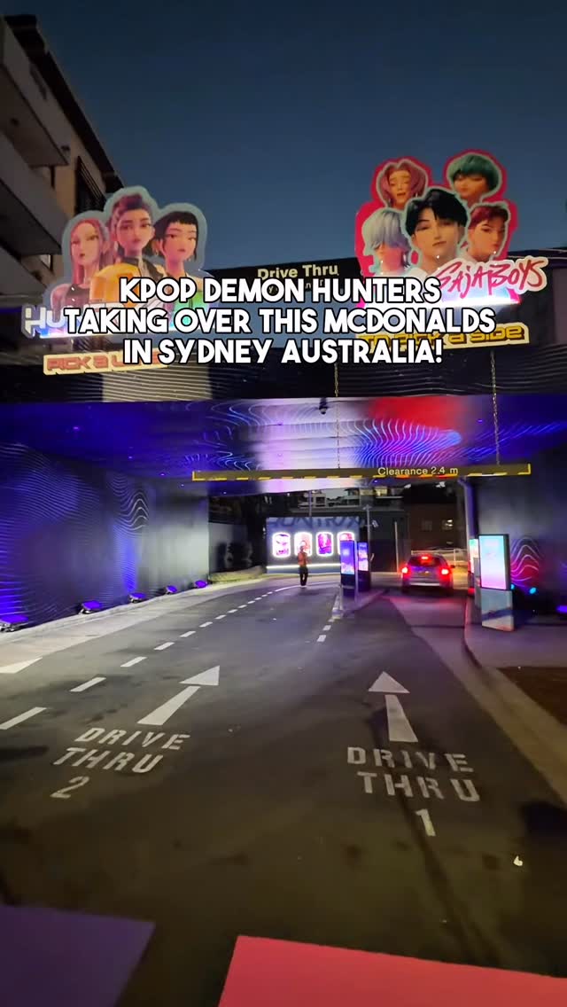 Unreal #kpopdemonhunters taking over #mcdonalds here in #australia #maccas #netflix Huntrix and Saja Boys Meal time! @mcdonaldsau