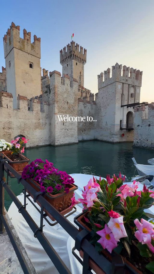 One of the prettiest fairytale towns around Lake Garda, Italy 😍🇮🇹