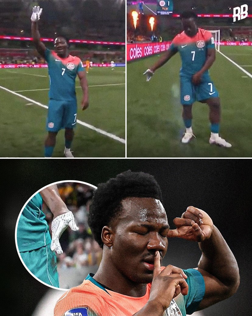 This is jokes… Nestory Irankunda bagged a brace for Australia today and brought out the Michael Jackson celebration 🤣🕺

Did his signature backflip before someone in the crowd threw him a glove, would love to know how long he’s been planning this cele… 😮‍💨

The 20-year-old has been impressing in the Championship for Watford since joining from Bayern Munich… defo one to watch at the World Cup. 👀