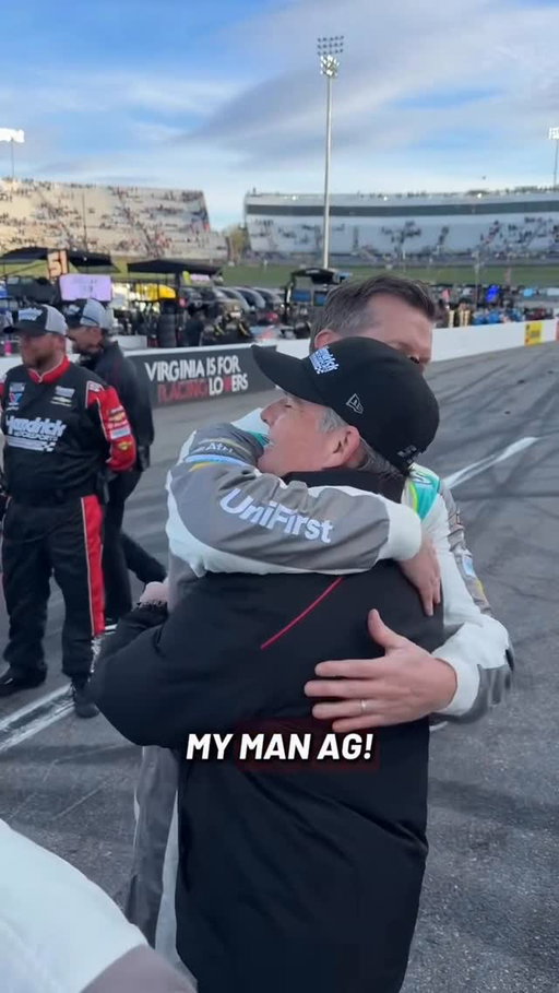 That win sinking in for Alan and @jeffgordonweb 🙌