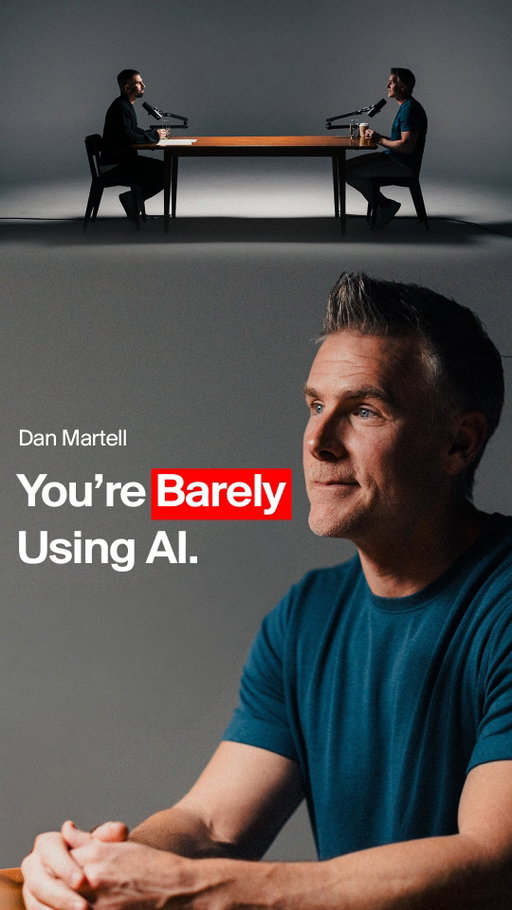 Comment “DAN” for the full AI focused episode with @danmartell 🎙️
By the end of this episode, you’ll know the most useful AI tools, prompt structures, and what’s actually coming across agents, automation, and the future of work, from a guy who’s tested 500 of them...
Enjoy 🧠