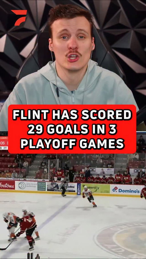 Flint is on a heater in the first round #ohl #hockey