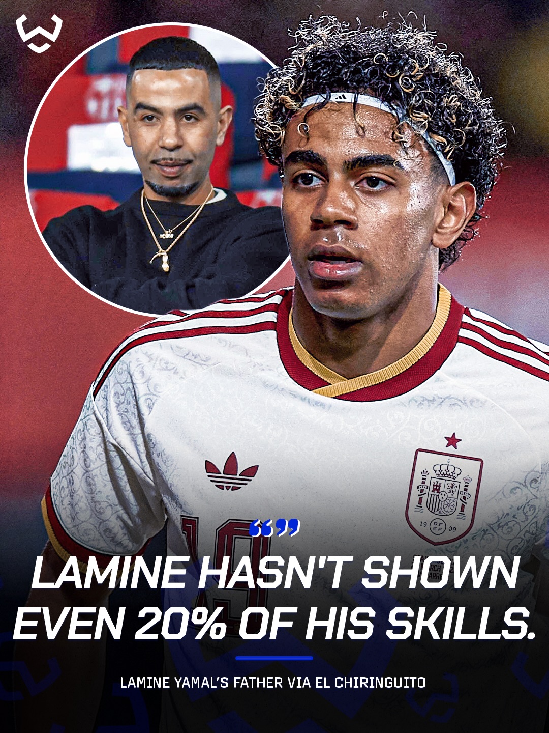 Lamine Yamal’s father says his son hasn’t even shown 20% of his football ability yet 🇪🇸🗣️

He also ended any comparisons with other players, making it clear the focus is only on Lamine himself 😤