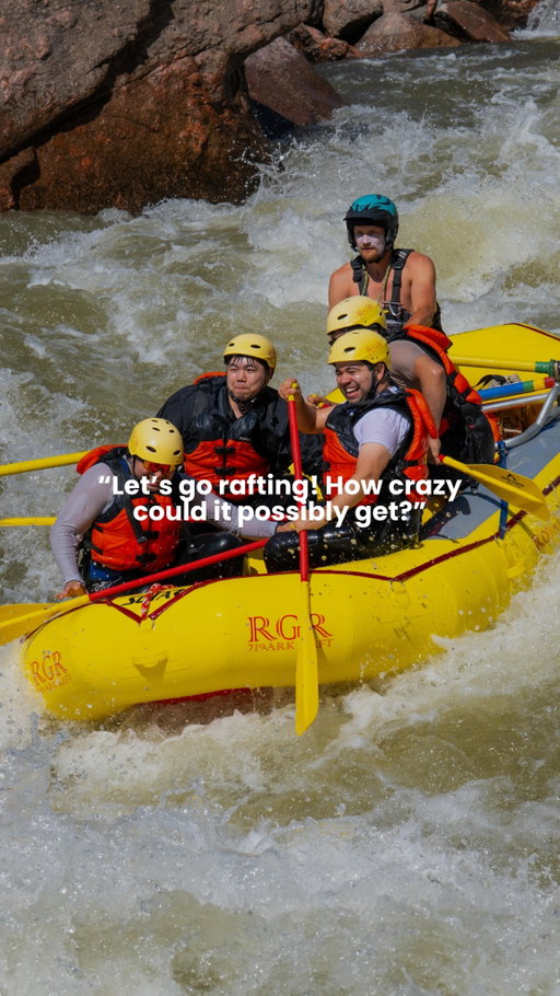 It always starts like that… Then you’re in the middle of the Royal Gorge, white water rafting through the Arkansas River, hitting rapids, laughing, and realizing this is not your average Colorado vacation.

Royal Gorge rafting is one of the most exciting ways to experience Colorado rafting, whether you’re planning a family vacation or just looking for something way more memorable than the usual trip.

If you’ve been thinking about trying whitewater rafting, this is your sign.

Book your Royal Gorge rafting adventure at the 🔗 in our bio.

#royalgorge #coloradorafting #whitewaterrafting