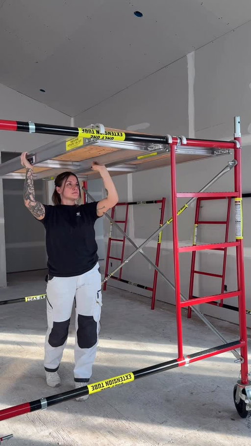 @buildframesscaffold Scafflex Modular Scaffolding is amazing to work on big custom projects. It’s designed to be easy to store, easy to build, and even easier to use. We love reaching new heights with Scafflex! 😍

#buildframes #scafflex #drywall #construction