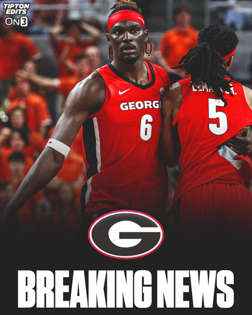 NEWS: Georgia center Somto Cyril plans to enter the @TransferPortal, he tells @On3.   The 6-11 sophomore led the SEC in blocks per game (2.34) and was all SEC-Defensive team. Averaged 9.3 points and 5.4 boards as well. 

Represented by @ontimeagencygroup.