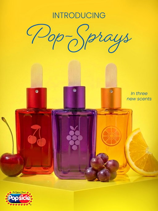 Warning: These sweet scents may cause cravings 🍒🍇🍊 Remember to spritz responsibly!​

​#Popsicle #Perfume #AprilFools