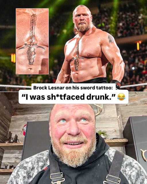 “I got [the sword] tattoo … I was sh*tfaced drunk.” 

Brock Lesnar doesn’t remember getting the iconic sword tattoo on his chest 😂

🎥 @spittinchiclets video podcasts are now on Netflix

#wwe #brocklesnar #wweonnetflix