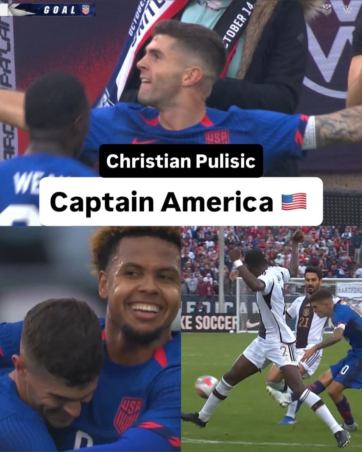 Christian Pulisic and USMNT vs. Portugal tonight. Who you got? 👀

Watch tonight on TNT / HBO Max 📺