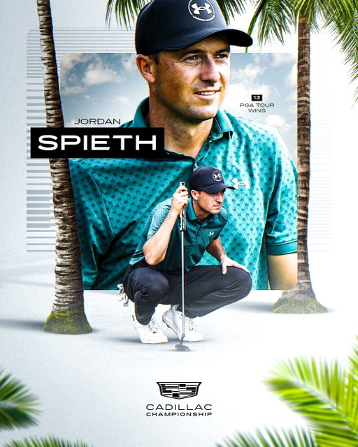 Spieth returns to Miami for the 2026 Cadillac Championship!