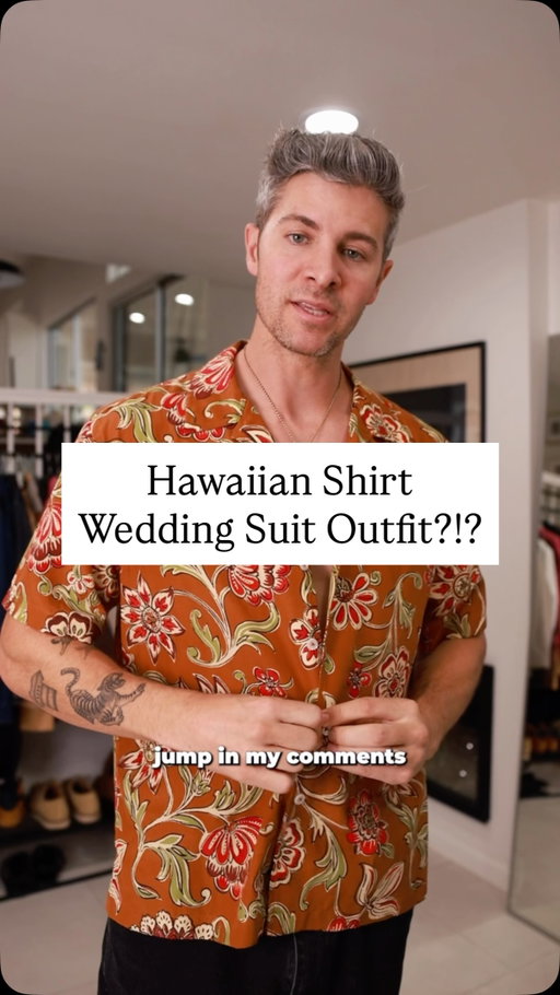 Wedding outfits don’t have to be overly serious and boring.