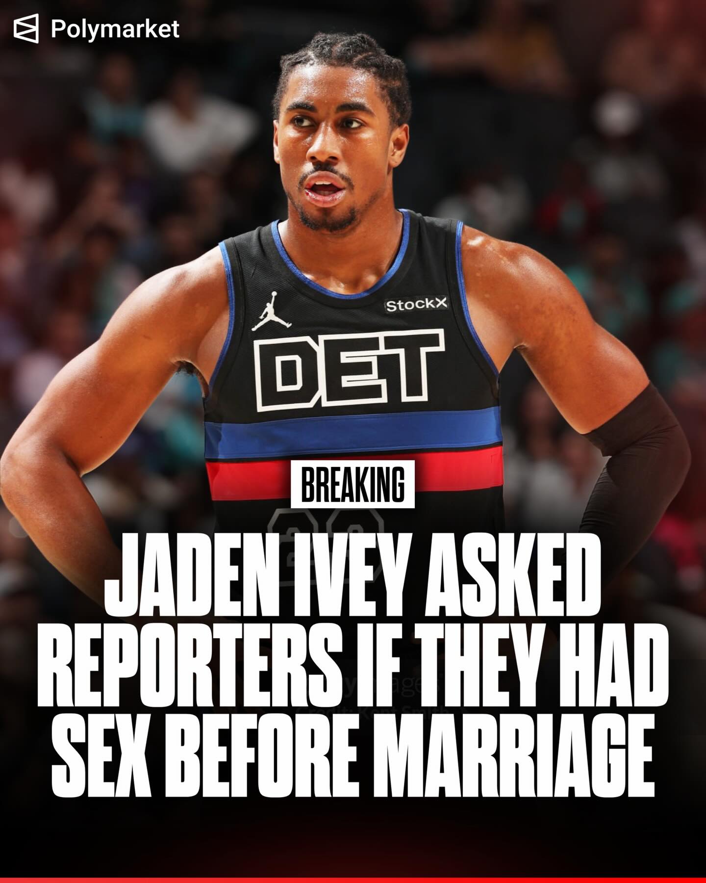 Jaden Ivey reportedly asked reporters if they fornicated before marriage and that his wife isn’t answering his texts or calls 😳

Prayers up for Ivey man… this situation is getting outta hand by the minute 🙏