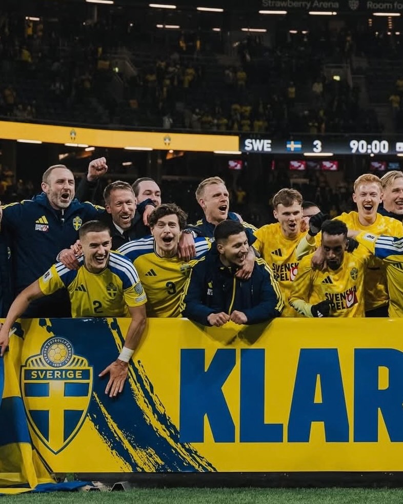 Roony and Sweden have qualified for the 2026 FIFA World Cup with a 3–2 victory over Lewandowski’s Poland, who have been eliminated. Congrats, @roony! 

Hold your head high, Lewy! 💪

📸 @swemnt