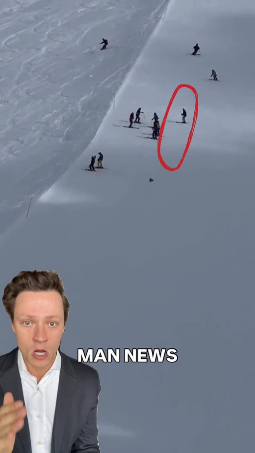 No skier is safe😳

via @francesco_eri 

#unbelievable #watchtillend #commentary #mannews