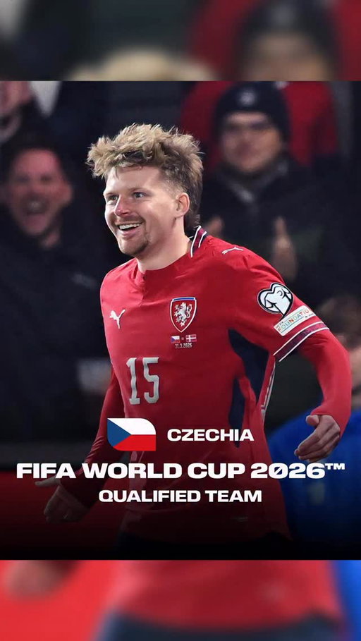 Congratulations 🇨🇿 Czechia on qualifying for the FIFA World Cup 2026 in 🇨🇦 Canada, 🇲🇽 Mexico, and the 🇺🇸 United States! 👏

A renowned football nation with a rich and decorated history, Czechia return to the football’s biggest stage stage for the first time since the 🇩🇪 @fifaworldcup 2006, ready to play their part in the largest and most spectacular edition ever. 🌎⚽

Celebrate this deserved qualification and we look forward to welcoming you to football’s greatest stage. 🤝

#FootballUnitesTheWorld ⚽🌎❤️