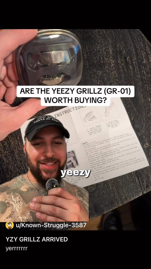 Are The Yeezy Grillz (GR-01) Worth It? 

#yeezy #yzy #kanyewest #kanye #fyp