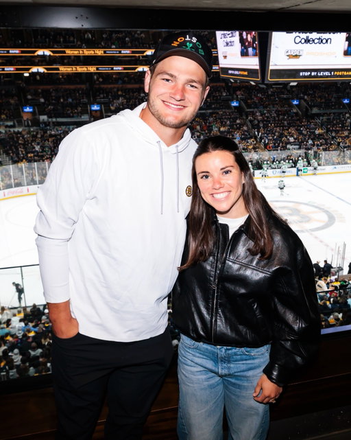 It’s a Maye Day on Causeway 🏈

Great to have Drake and Ann Michael Maye in the 🏡 tonight at @tdgarden!