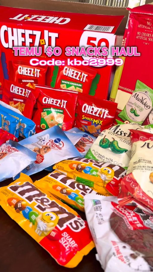 I decided to do a fun snack haul and try out some unique finds from @shoptemu, and I was honestly surprised by how many different snacks I was able to get. From sweet to savory, I picked up a mix of interesting options to taste test—and the craziest part is that some of them showed up as $0 at checkout during the promotion. If you love trying new snacks and finding deals at the same time, this is definitely something you should check out.

@shoptemu 
➡️ Click link: https://app.temu.com/k/p5qk4p4m1yc or search my code 🔍 kbc2999 on the Temu App to get the lightning deals！

Select gift(s) on the promotion page with qualifying orders. The purchase required is determined by the gift(s)’ value. T&Cs apply.

#ad #temu #temufinds #temubigsale #snackhaul