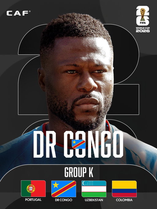 DR Congo complete the picture. 🇨🇩

Here’s their #FIFAWorldCup group. On to the next.